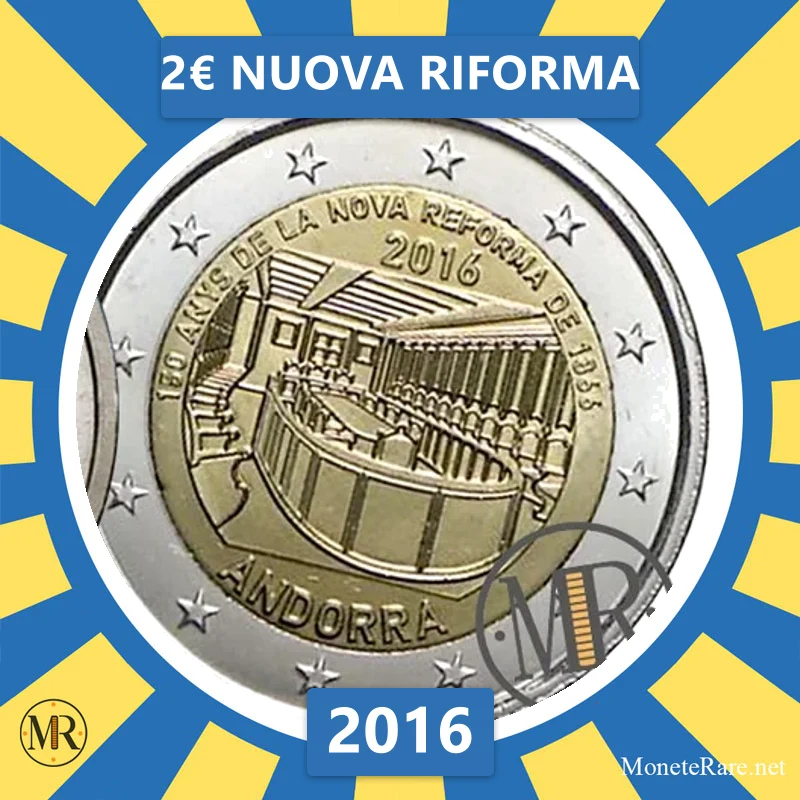 Andorra 2€ Nuova Riforma 2016 (Münzfoto)