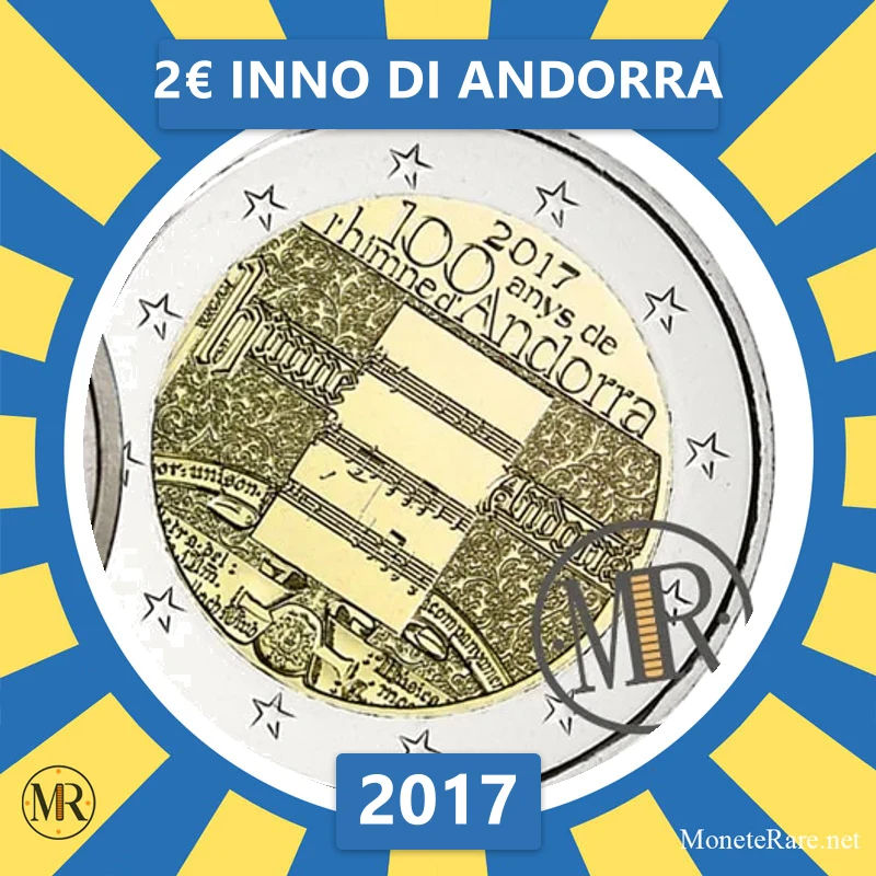Andorra 2€ Inno di Andorra 2017 (Münzfoto)