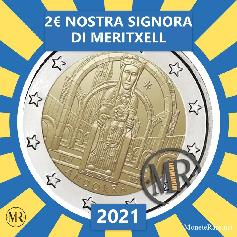 Andorra 2€ Nostra Signora di Meritxell 2021 (Münzfoto)