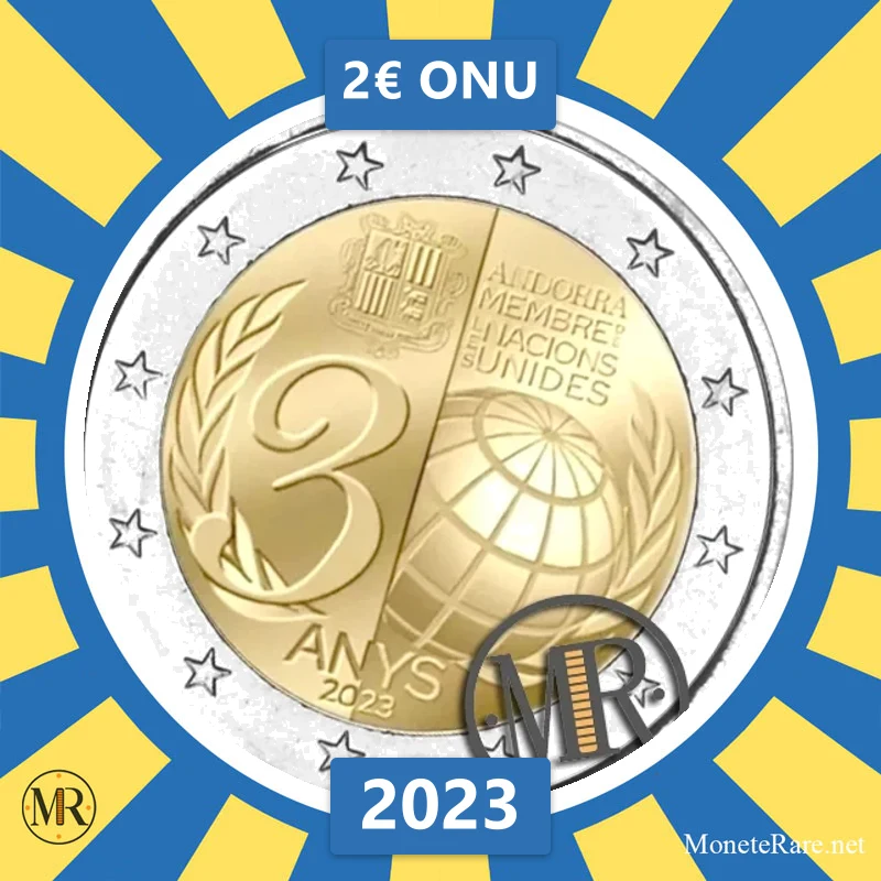 Andorra 2€ ONU 2023 (Münzfoto)