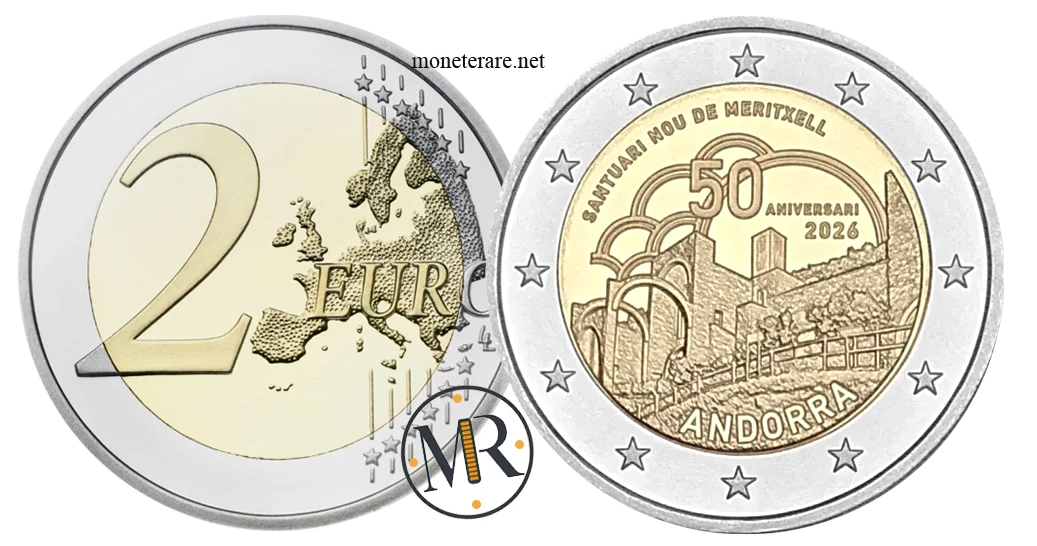 Andorra 2-Euro-Gedenkmünze 2026 – Heiligtum von Meritxell