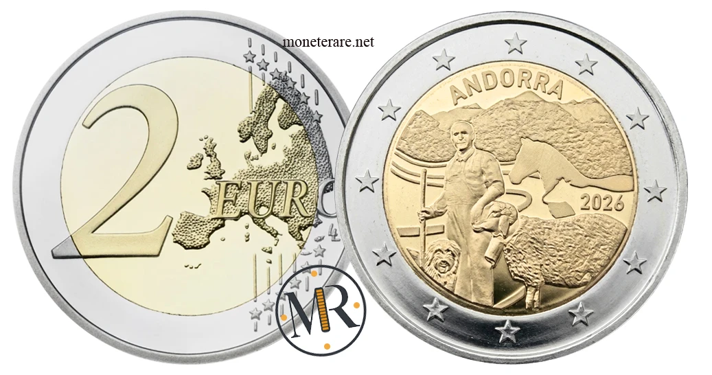 Andorra 2-Euro-Gedenkmünze 2026 – Transhumanz