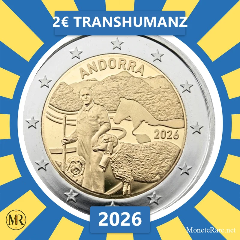 Andorra 2€ Transhumanz 2026 (Münzfoto)