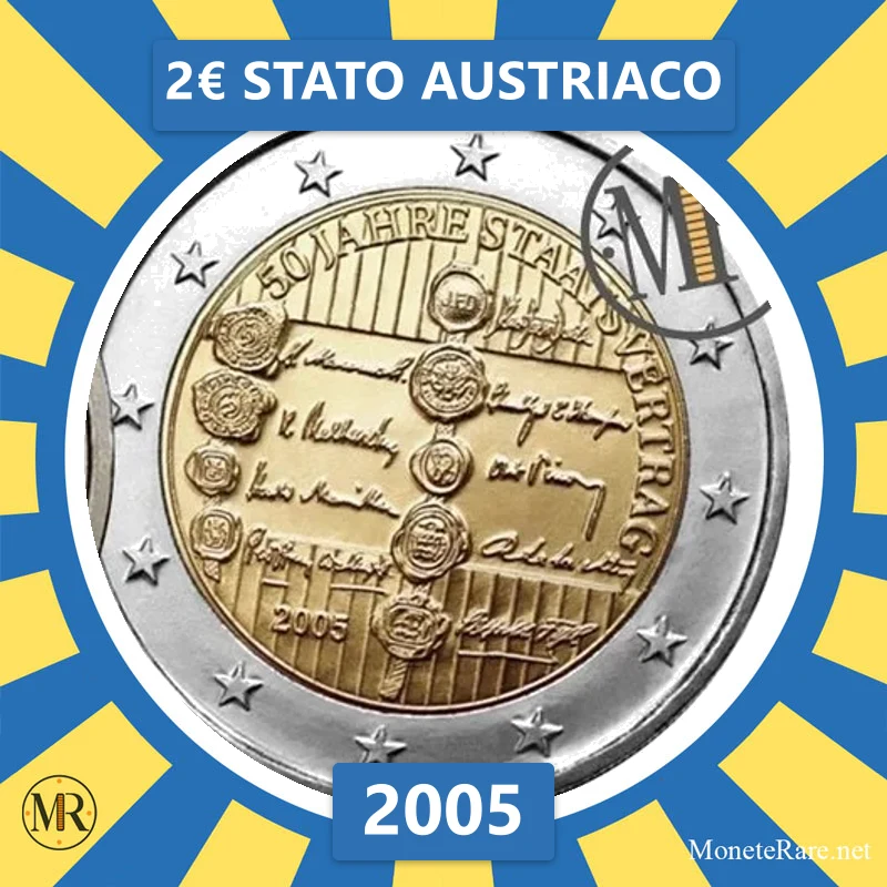 Österreich 2€ Stato Austriaco 2005 Österreich 2€ Stato Austriaco 2005 (Münzfoto)