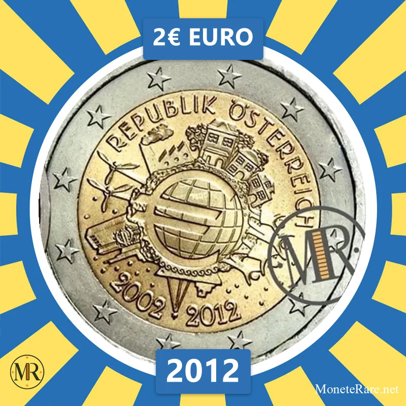 Österreich 2€ Euro 2012 Österreich 2€ Euro 2012 (Münzfoto)