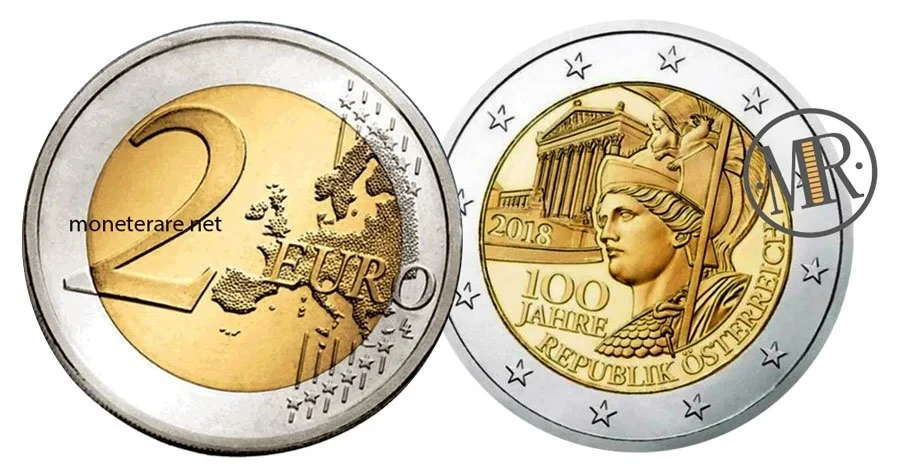 2 Euro Gedenkmünzen Österreich 2018