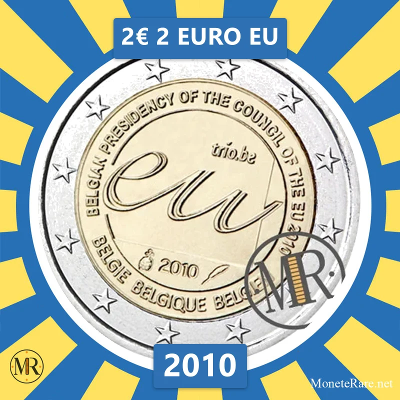 Belgien 2€ 2 Euro EU 2010 (Münzfoto)