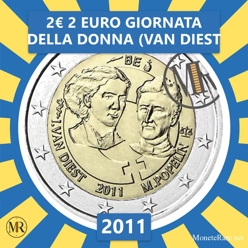 Belgien 2€ 2 Euro Giornata della Donna (Van Diest 2011 (Münzfoto)