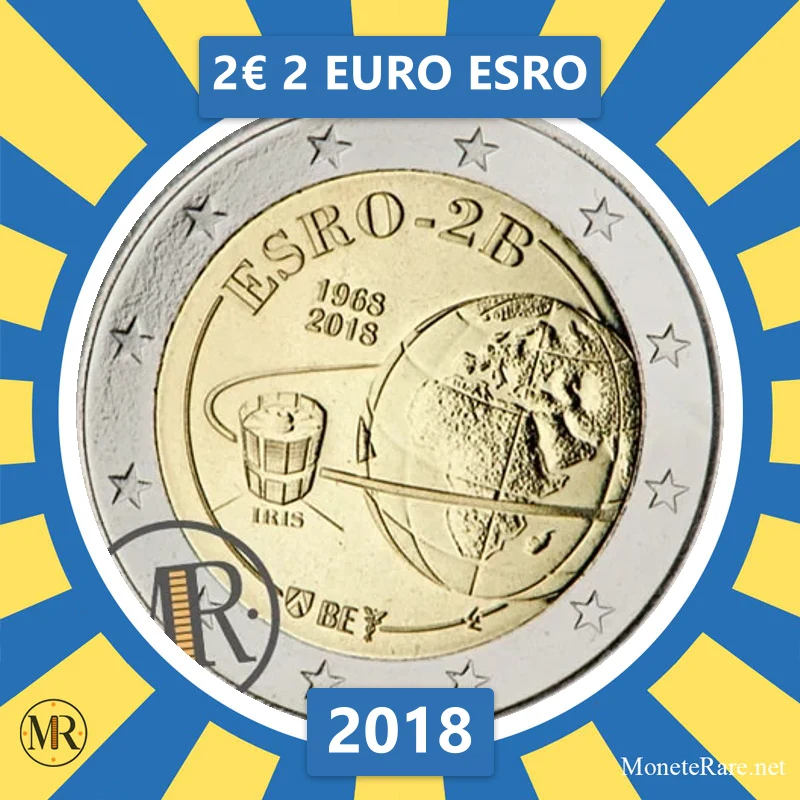 Belgien 2€ 2 Euro ESRO 2018 (Münzfoto)