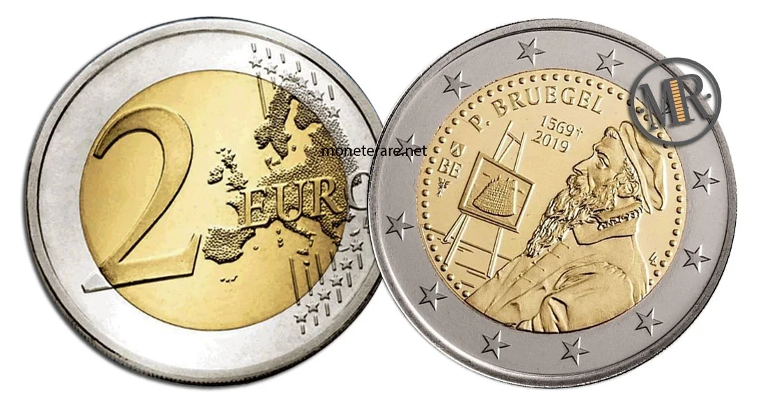 2-Euro-Gedenkmünze Belgien 2019 Pieter Bruegel der Ältere