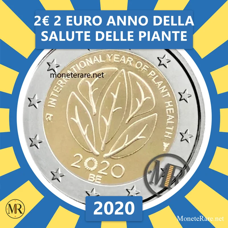 Belgien 2€ 2 Euro Jahr der Pflanzengesundheit 2020 (Münzfoto)