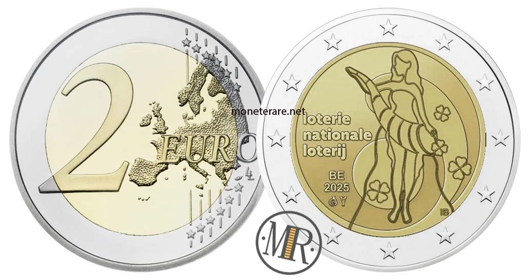 Belgien 2-Euro-Gedenkmünze 2025 – Nationale Lotterie