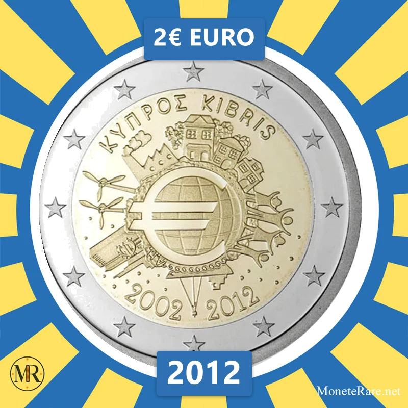 Zypern 2€ EURO 2012 (Münzfoto)