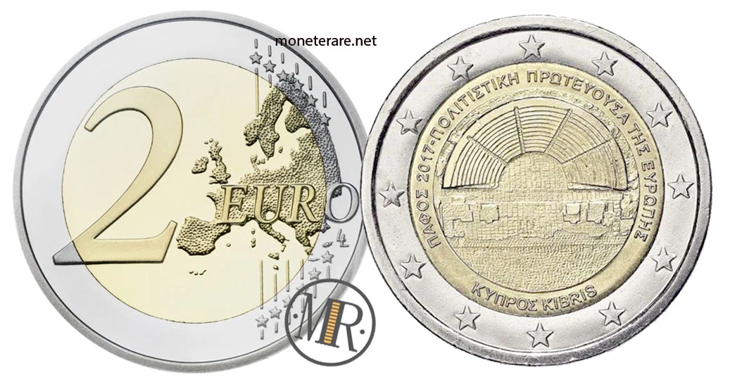 Zypern 2-Euro-Gedenkmünze 2017 – Paphos Kulturhauptstadt Europas