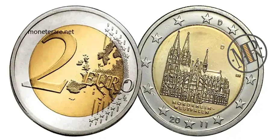 2-Euro-Gedenkmünze Deutschland 2011 Nordrhein-Westfalen Köln