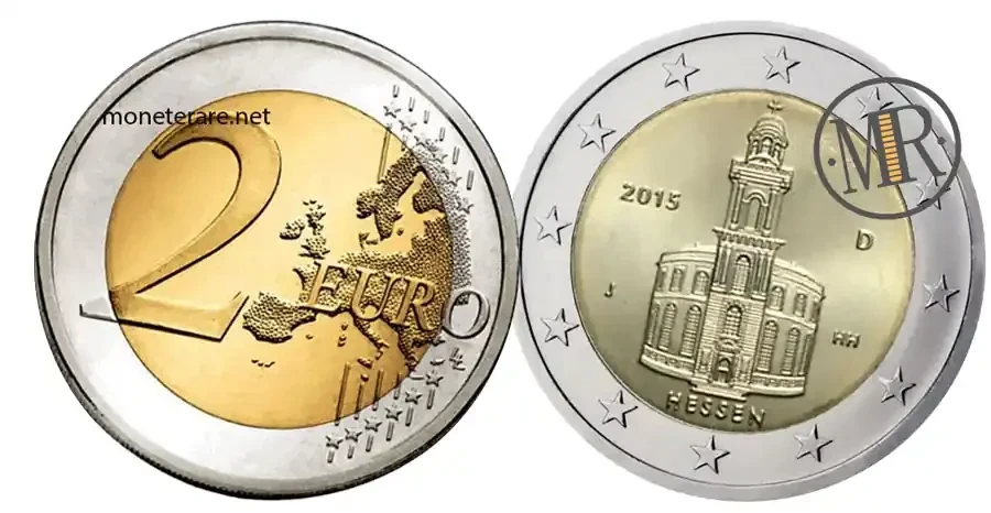 2-Euro-Gedenkmünze Deutschland 2015 Paulskirche in Frankfurt Hessen