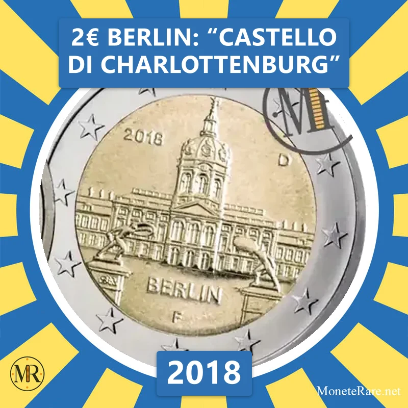 Estland 2€ Berlin: „Schloss Charlottenburg“ 2018 (Münzfoto)