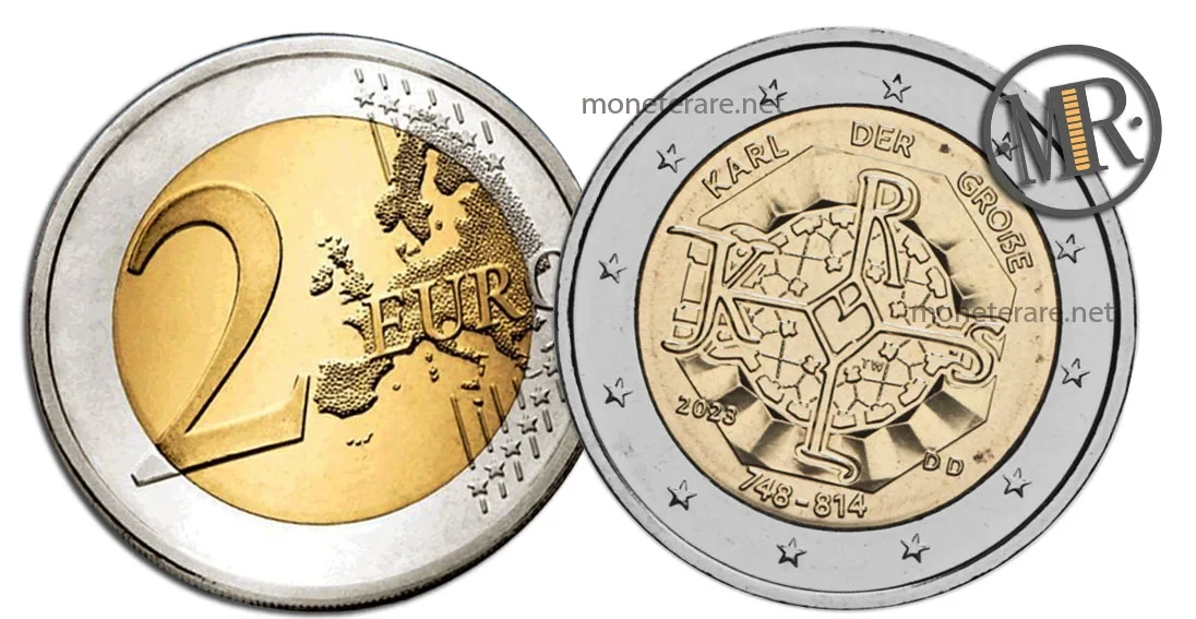 2-Euro-Gedenkmünzen Deutschland 2023 Karl der Große