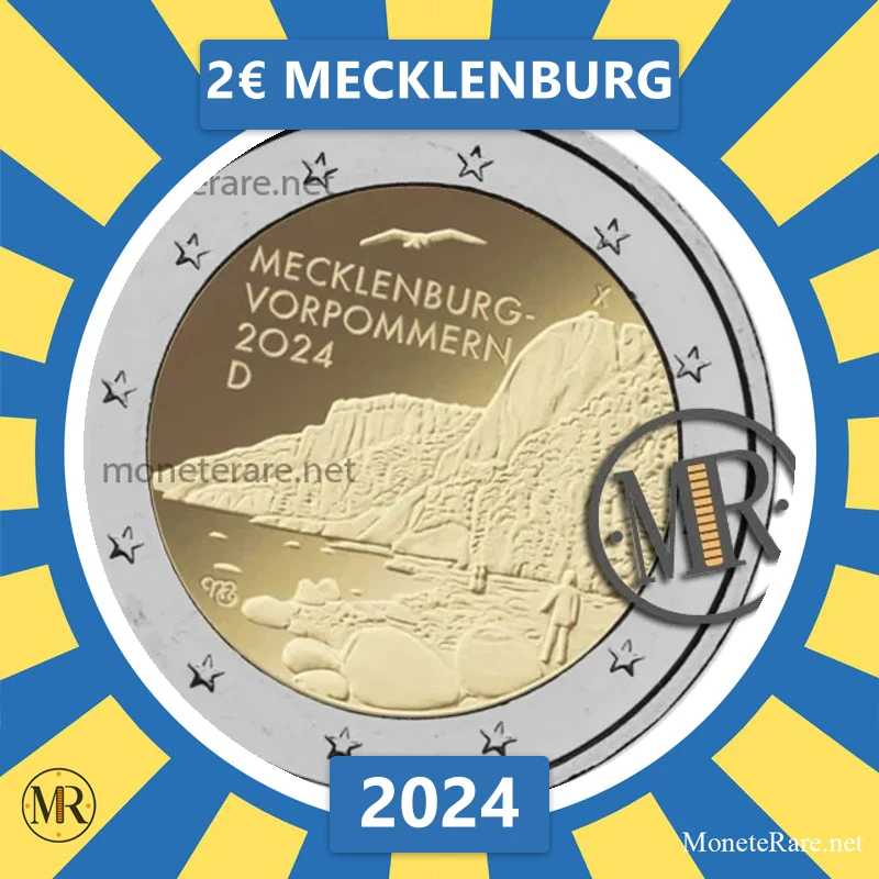 Estland 2€ Mecklenburg 2024 (Münzfoto)