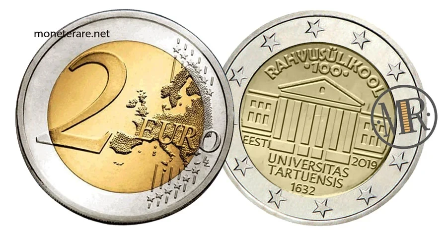 Estland 2-Euro-Gedenkmünze 2019 – Universität Tartu