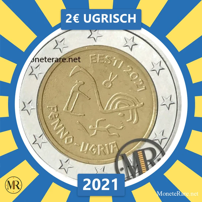 Estland 2€ Ugrisch 2021 (Münzfoto)