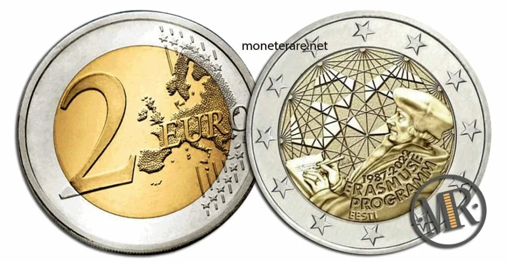 Estland 2-Euro-Gedenkmünze 2022 – Erasmus-Programm