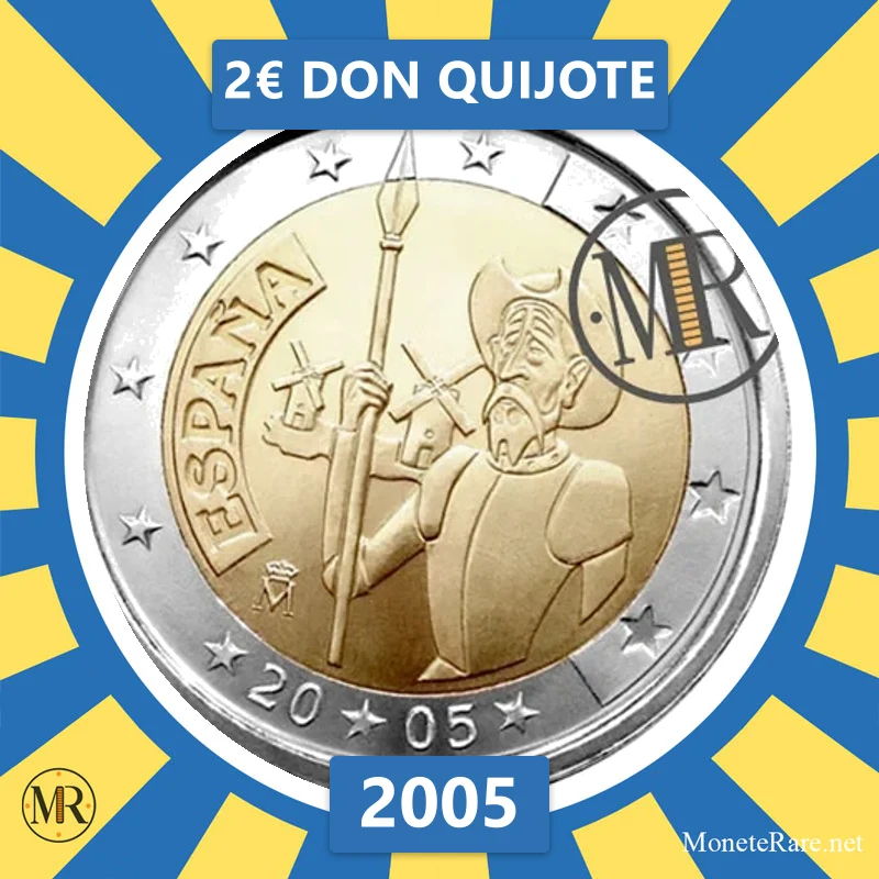 Estland 2€ Don Quijote 2005 (Münzfoto)