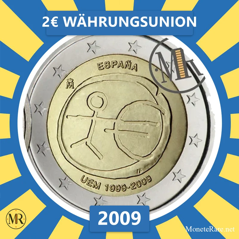 Estland 2€ Währungsunion 2009 (Münzfoto)