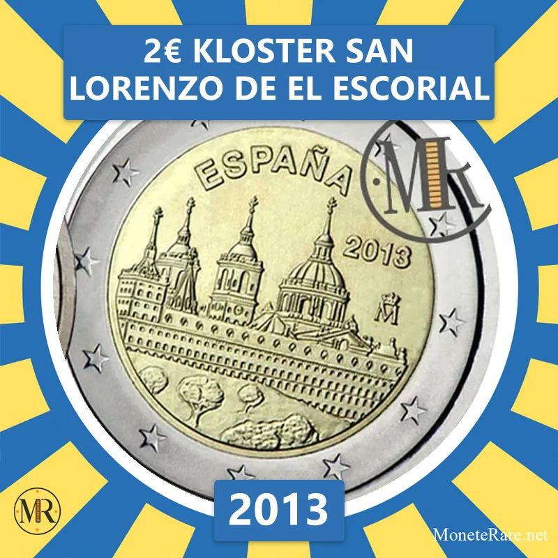Estland 2€ Kloster San Lorenzo de El Escorial 2013 (Münzfoto)