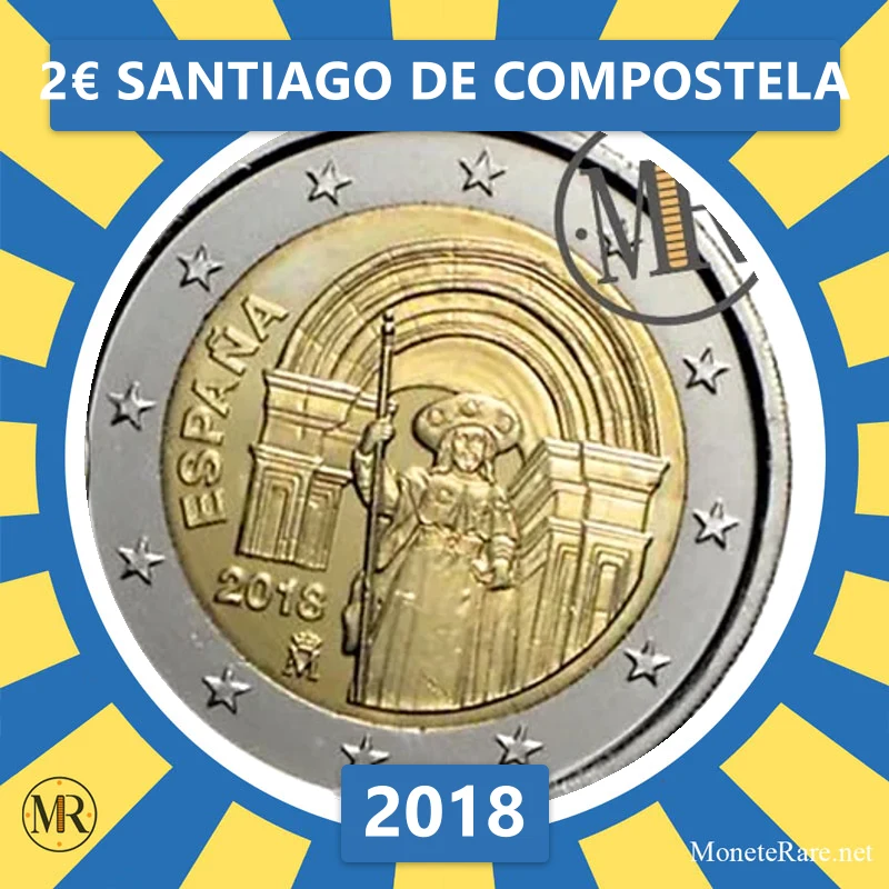 Estland 2€ Santiago de Compostela 2018 (Münzfoto)