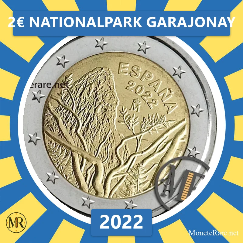 Estland 2€ Nationalpark Garajonay 2022 (Münzfoto)