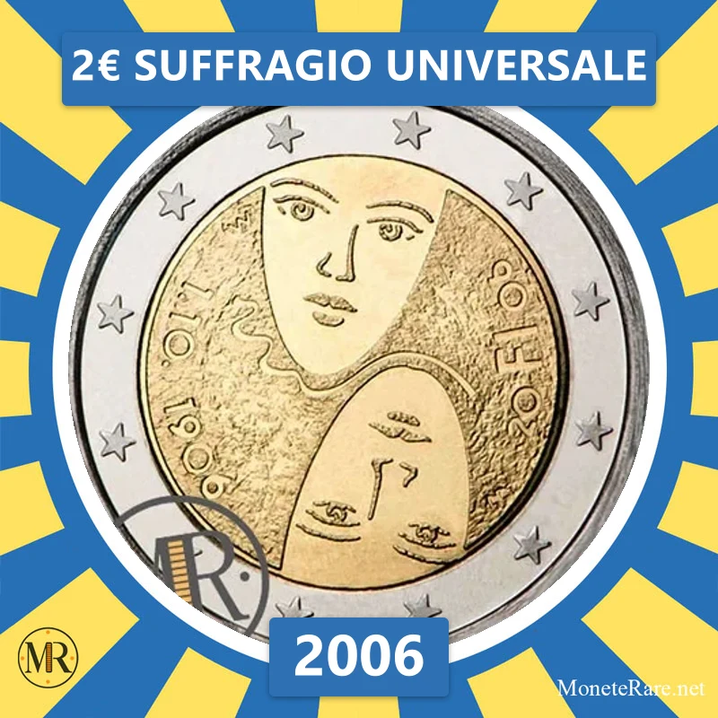 Finnland 2€ Suffragio Universale 2006 (Münzfoto)
