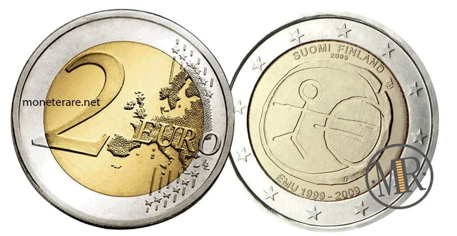 2-Euro-Gedenkmünze Finnland 2009 - Wirtschafts- und Währungsunion