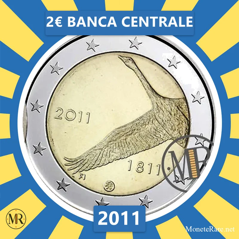 Finnland 2€ Banca Centrale 2011 (Münzfoto)