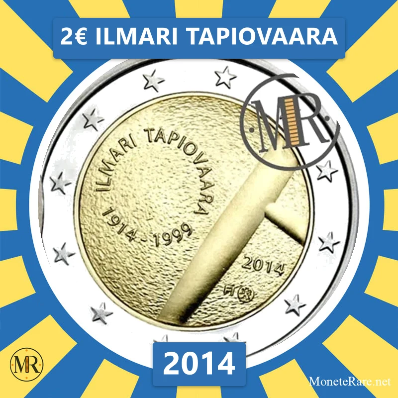 Finnland 2€ Ilmari Tapiovaara 2014 (Münzfoto)