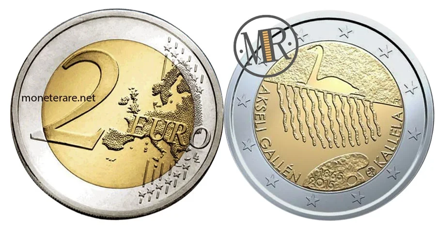 2 Euro Commemorativi Finlandia 2015 - Ilmari Tapiovaara