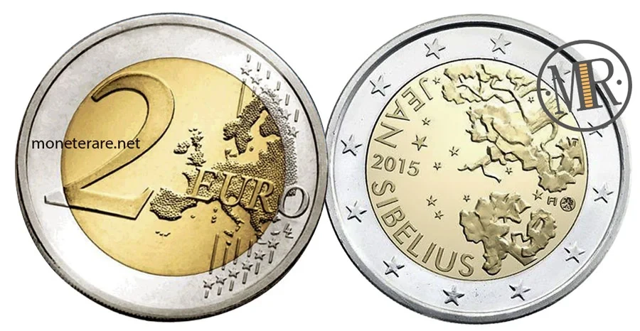 2 Euro Gedenkmünze Finnland 2015 - Jean Sibelius