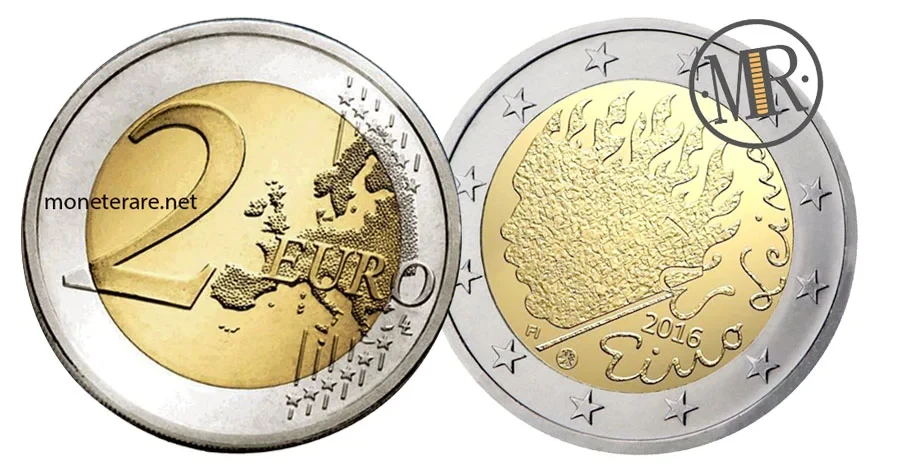 2-Euro-Gedenkmünze Finnland 2016 - Eino Leino