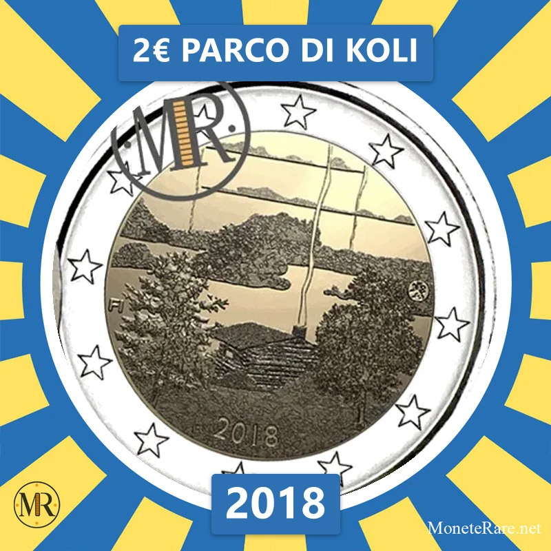 Finnland 2€ Parco di Koli 2018 (Münzfoto)
