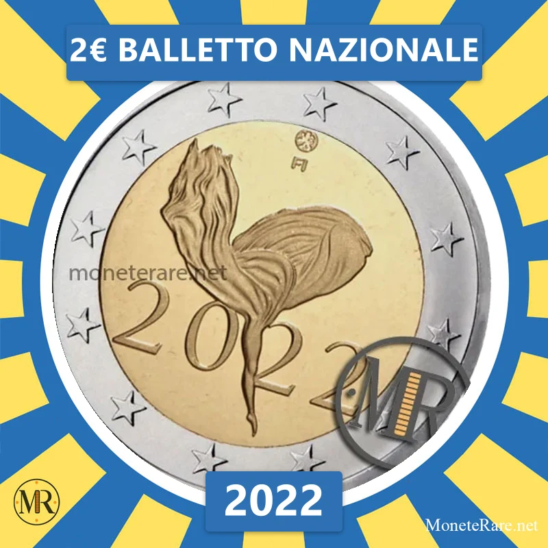 Finnland 2€ Nationalballett 2022 (Münzfoto)