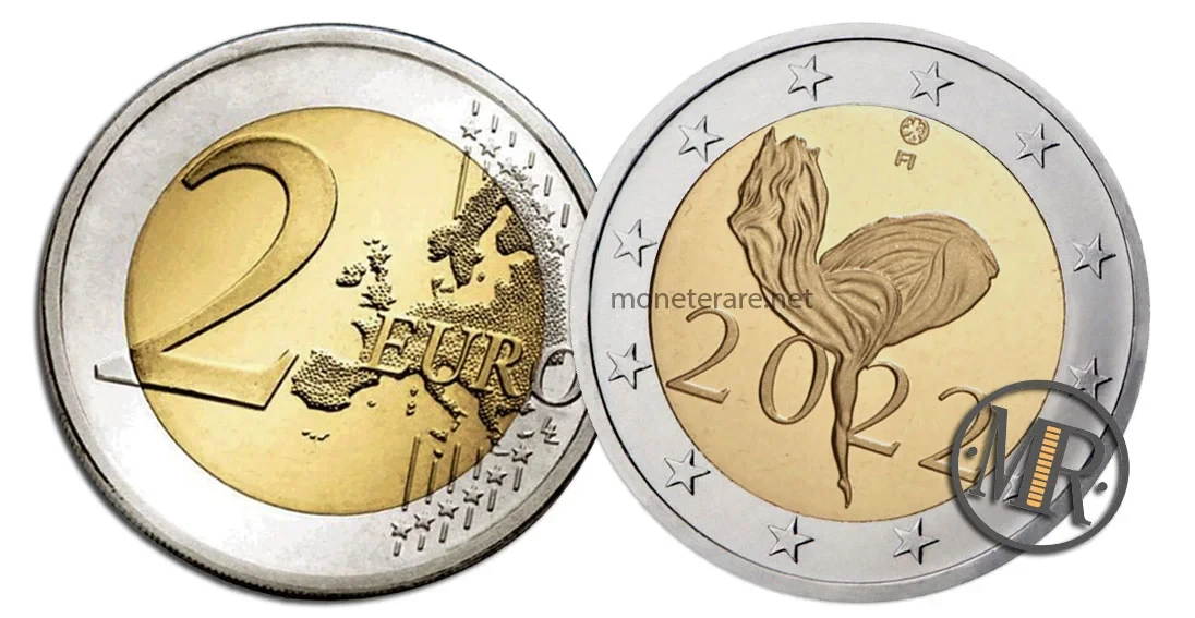 2-Euro-Gedenkmünze Finnland 2022 Nationalballett