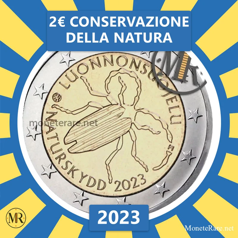 Finnland 2€ Naturschutz 2023 (Münzfoto)