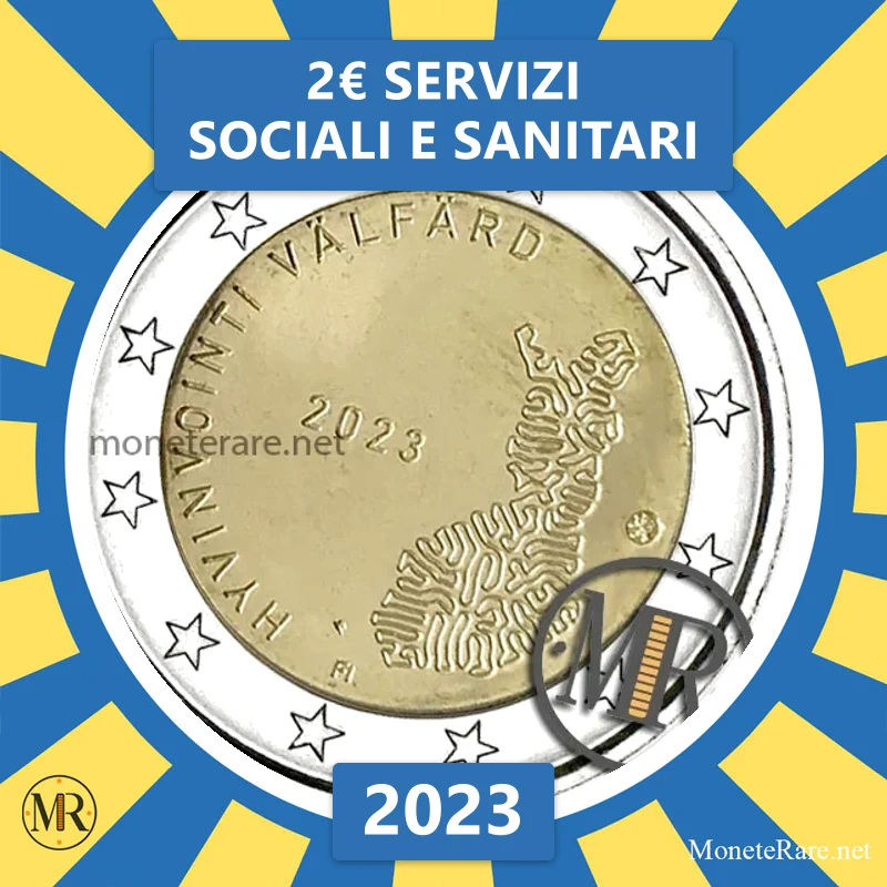 Finnland 2€ Servizi Sociali e Sanitari 2023 (Münzfoto)