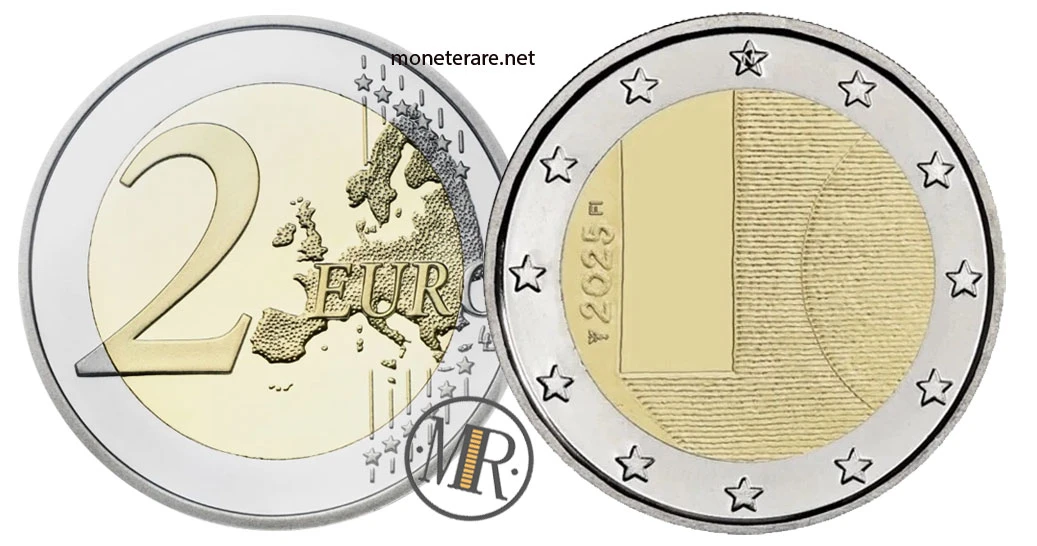 Finnland 2-Euro-Gedenkmünze 2025 – Visite di Stato — diplomazia