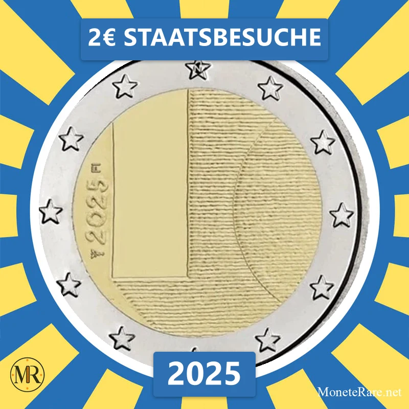 Finnland 2€ Staatsbesuche 2025 (Münzfoto)