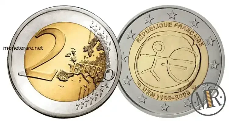 2 Euro Gedenkmünze Frankreich 2009 - 10. Jahrestag des Euro