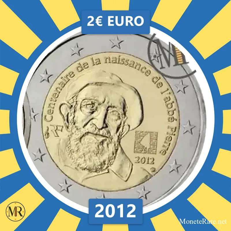 Frankreich 2€ Euro 2012 (Münzfoto)