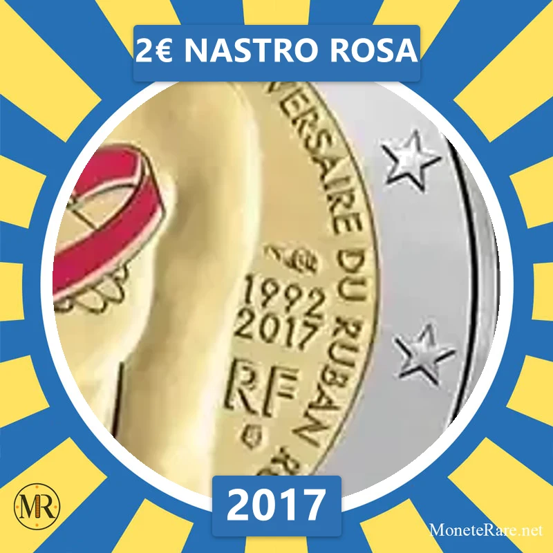 Frankreich 2€ Nastro Rosa 2017 (Münzfoto)