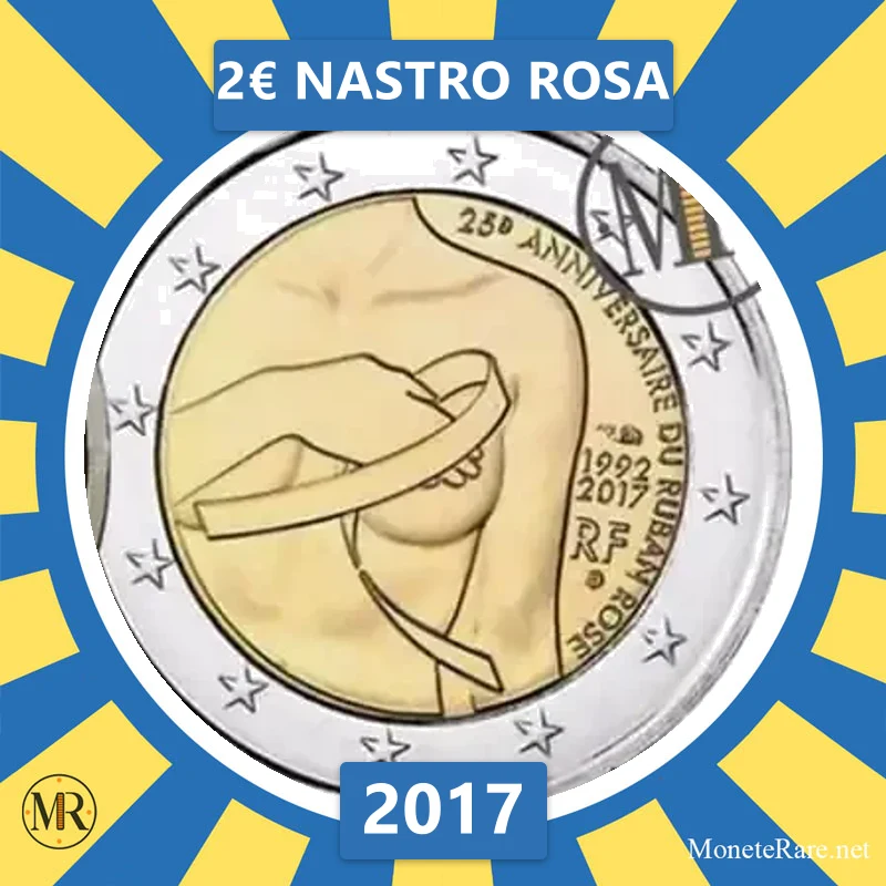 Frankreich 2€ Nastro Rosa 2017 (Münzfoto)