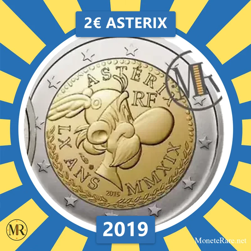 Frankreich 2€ Asterix 2019 (Münzfoto)